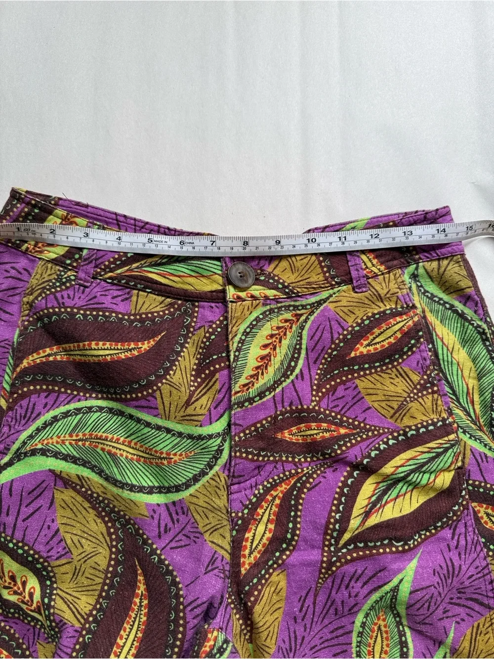 Zara Multicolor Floral Print Garment - Purple, Yellow, Brown